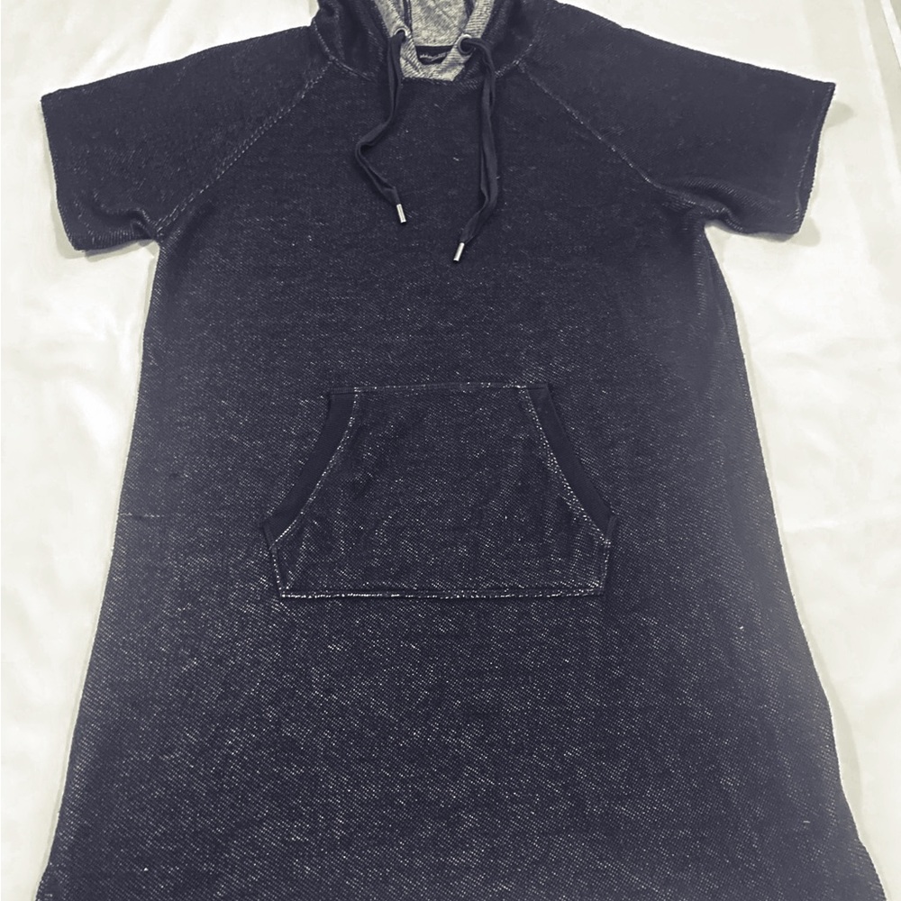 Marc New York Midi-Hoodie. Size L Black